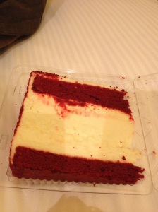 Junior's Red Velvet cheesecake